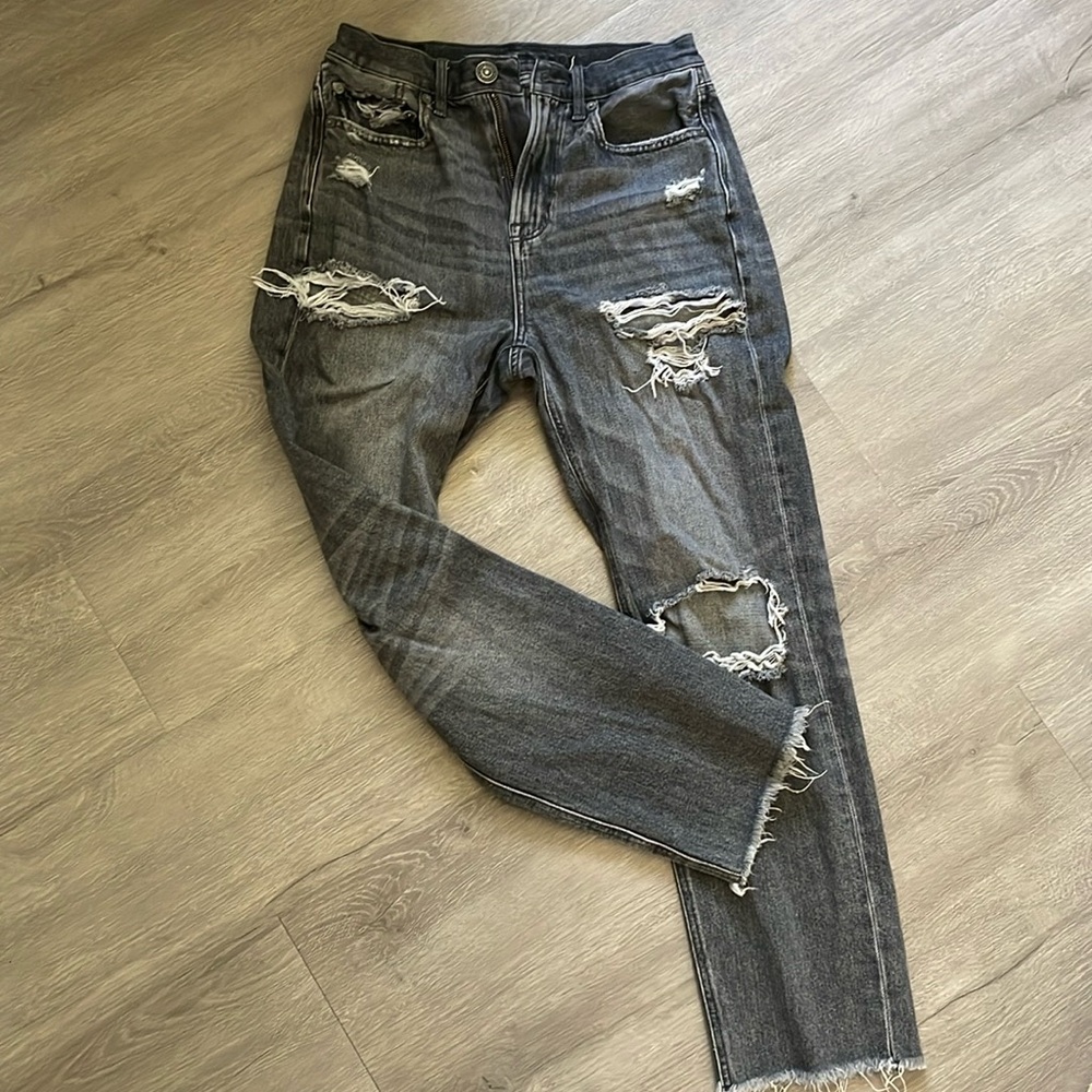3 for $20 American eagle distressed jeans, straight cut